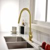 Touch Kitchen Faucet with Pull Down Sprayer-Brushed Gold