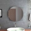 Mirror Mundip, With Sandblasting Borders, Square Shape