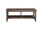 Coffee Table with 1 drawer "Elegant Walnut Coffee Table with Industrial Accents ‚Äì Durable, Functional, and Stylish Centerpiece for Living Room"