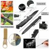 14in1 Outdoor Emergency Survival Gear Kit Camping Hiking Survival Gear Tools Kit Survival Gear And Equipment, Outdoor Fishing Hunting Camping Accessor