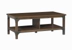 Coffee Table with 1 drawer "Elegant Walnut Coffee Table with Industrial Accents ‚Äì Durable, Functional, and Stylish Centerpiece for Living Room"