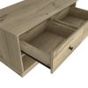 Tulip Storage Bench, Two Drawers, Two Shelves