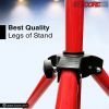 5 Core Speaker Stand Tripod Floor Tall Pair Adjustable Up to 72 Inch DJ Studio Monitor Stands Pole Mount  - SS ECO 2PK WoB